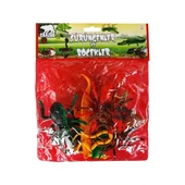 ZeycanHome 0716 Sürüngenler ve Böcekler Poşetli Hayvan Oyun Seti 13'lü Kız Erkek Çocuk Oyuncak Eğitici Oyuncakl thumbnail 1