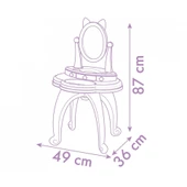 ZeycanHome Smoby Gabby Makyaj Masası Ayaklı Kız Erkek Çocuk Oyuncak Eğitici Oyuncaklar thumbnail 3