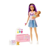 ZeycanHome HJY33 Mavi Saçlı Skipper Bebek Bakıcısı ve Oyun Seti Kız Erkek Çocuk Oyuncak Eğitici Oyuncaklar - 2