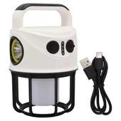 Powermaster CH-22025 Çift Işıklı Kamp Lambası El Feneri PowerBank Özellikli (Gün Işığı - Beyaz) thumbnail 2