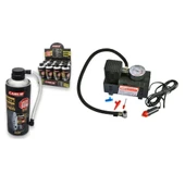 2’li Oto Lastik Acil Set – Kompresör + Lastik Tamir Kiti - 1