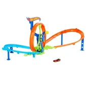 ZeycanHome JBX65 Hot Wheels Hızlı Fırlatma ve Döngü Parkuru Oyun Seti Kız Erkek Çocuk Oyuncak Eğitici Oyuncakla - 2