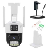 O-Kam 6015 Speed Dome Full HD 3 MP Gece Görüşlü IP Wi-Fi Güvenlik Kamerası - 5