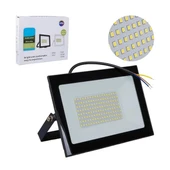 Powermaster PM-22572 100 Watt - 220 Volt 6500K IP66 150* Işık Açısı Siyah Slim Kasa Beyaz Led Projektör - 1