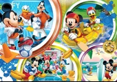 ZeycanHome Ks Games 200 Parça Mickey Mouse Puzzle Kız Erkek Çocuk Oyuncak Eğitici Oyuncaklar - 2