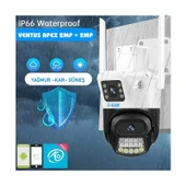 O-Kam 6015 Speed Dome Full HD 3 MP Gece Görüşlü IP Wi-Fi Güvenlik Kamerası - 3