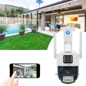 O-Kam 6015 Speed Dome Full HD 3 MP Gece Görüşlü IP Wi-Fi Güvenlik Kamerası thumbnail 2