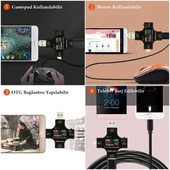 PowerMaster PM-26611 USB Tester Voltmetre Ampermetre Akım Göstergesi Multimetre Test Cihazı OTG Destekli - 2