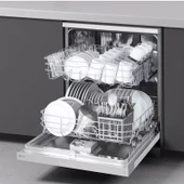 LG DFC612FVE 5 Programlı 14 Kişilik Gümüş Bulaşık Makinesi thumbnail 6