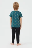 Arnetta 2504 Parrot Erkek Çocuk Kısa Kol Pijama Takım - 7