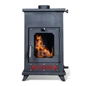 Etinova Eti-K2 Küçük Fırınsız Odun ve pelet yakan Şömine Tipi Pelet Soba - 1
