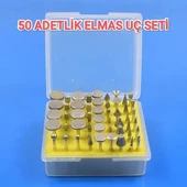 50'li Elmas Gravür Uç Seti – Mini Taşlama & Oyma Uçları | Çok Amaçlı Dremel Uyumlu - 1