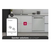 LG DFC612FVE 5 Programlı 14 Kişilik Gümüş Bulaşık Makinesi thumbnail 8