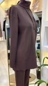 Nuss pantolonlu triko takim 1353 kahve - 7
