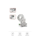 Dijital Ekranlı Şarjlı Hava Nemlendirici Mini Masa Fan Vantilatör - 4