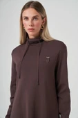 Nuss pantolonlu triko takim 1353 kahve - 5