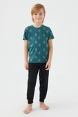 Arnetta 2504 Parrot Erkek Çocuk Kısa Kol Pijama Takım - 3
