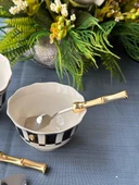 Royking Altın Bambu Saplı Dondurma Kaşık 6'lı EYM 085 - 2