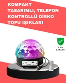 Çok Renkli LED Masaüstü Disko Topu Parti Aydınlatma Cihazı thumbnail 1