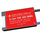 Daly Bms 10S 36V Deşarj 25A -Şarj 10A Balanslı Pil Koruma Modülü - 1