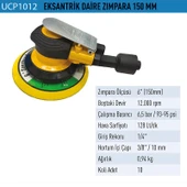Unocap Eksantrik Daire Zımpara 150mm UCP1012 - 3