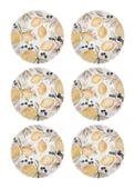 The Mia Limoncello Yemek Tabağı 6lı Set 20CM LMN019 - 1