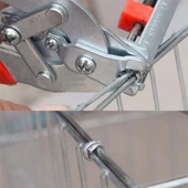 PowerMaster PM-20535 Bükümlü Halka Pense Klipler Tel Çit Sıkma Aleti - 3