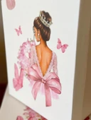 Gelin Kelebek Model Çeyiz Kutusu-3 Lü -Gelin Kutusu-Gelin Bohça Kutusu-Gelin Hediye Kutusu - 3