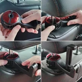 PowerMaster PM-20941 Araç Koltuk Arkası Kanca Askılık- Telefon Tutucu (Teleskopik) - 4