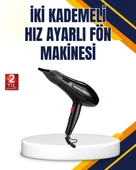 Soğuk Üfleme Özellikli 2200W Profesyonel Fön Makinesi thumbnail 1