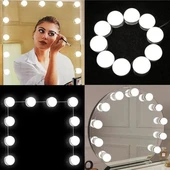 Powermaster PM-7316 10'lu Beyaz Makyaj Aynası Işığı - 1