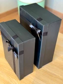 Kolix Dekoratif Siyah Fiyonklu Büyük-Orta Boy Kutu Hediye Kutusu Seti - 4