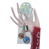 Dubai Üçlü Epoksi Metal Çift Taraflı Damla Anahtarlık Dubai thumbnail 2