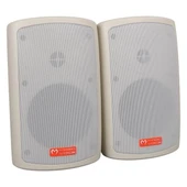 MagicVoice MV-36 11 CM 50 Watt Komütatörlü Hat Trafolu Krem Beyaz Sütun Hoparlör (2'li Takım) - 2