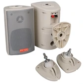 MagicVoice MV-16 7.5 CM 30 Watt Komütatörlü Hat Trafolu Beyaz Sütun Hoparlör (2'li Takım) - 3