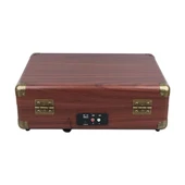 MagicVoice PU16 Retro Vintage Çanta Pikap - Radyo - Bluetooth - USB Mp3 Çalar - 4