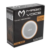 MagicVoice MV-11087 16 Cm 10 Watt Hat Trafolu Sıva Altı Beyaz Alçıpan Hoparlör - 3