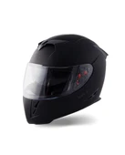 COX SR-F MAT SİYAH KAPALI MOTOSİKLET KASKI - 1