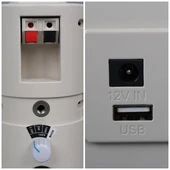 MagicVoice MV-16 7.5 CM 30 Watt Komütatörlü Hat Trafolu Beyaz Sütun Hoparlör (2'li Takım) - 4