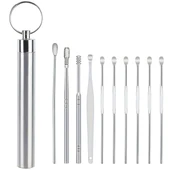 Sunup SN-27132 Paslanmaz Çelik 10'lu Kulak Temizleme Seti - 1