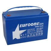Euroone EG12100 12 Volt 100 Amper Deep Cycle Jel Akü - 1