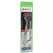 Baku BK-A3-7-SA Paslanmaz Çelik Eğri Uç Cımbız - 3