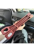 Bordo 2 Adet Araç Oto Koltuk Arası Boşluk Doldurma Pedi Cüzdan Para Düşme Önleyici Telefon Tutucu thumbnail 6