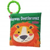 Babycim Hışırtılı Eğitici Boyutlu Hayvan Dostlarım Kitabım - 1