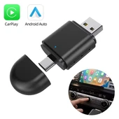 PowerMaster PM-27447 Kablosuz Carplay - Android Auto Çevirici Dönüştürücü Adaptör İki Girişli USB - TYPE-C - 1