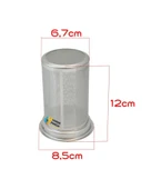 Cam ve Inox Demlik Filtresi , Universal 12 Cm Boy Silindir, Bir Çok Marka İle Uyumlu - 2
