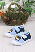 Fort 3410 Gz Astronot Anaokulu Kreş Ev Erkek Çocuk Keten Panduf Ayakkabı thumbnail 3