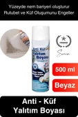 Premium Anti Küf Yalıtım Boyası Sprey Beyaz Rutubet Oluşumunu Engeller Duvar Derleme Önleyici 500 ml - 1