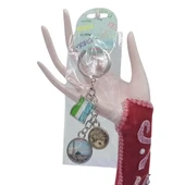 Özbekistan Üçlü Epoksi Metal Çift Taraflı Damla Anahtarlık Uzbekistan thumbnail 2