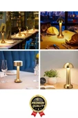 Özel Üretim Dokunmatik Şarjlı Dekoratif 3 Modlu 23 cm x 9 cm Modern Aç/Kapa Butonlu Led Masa Lambası - 7